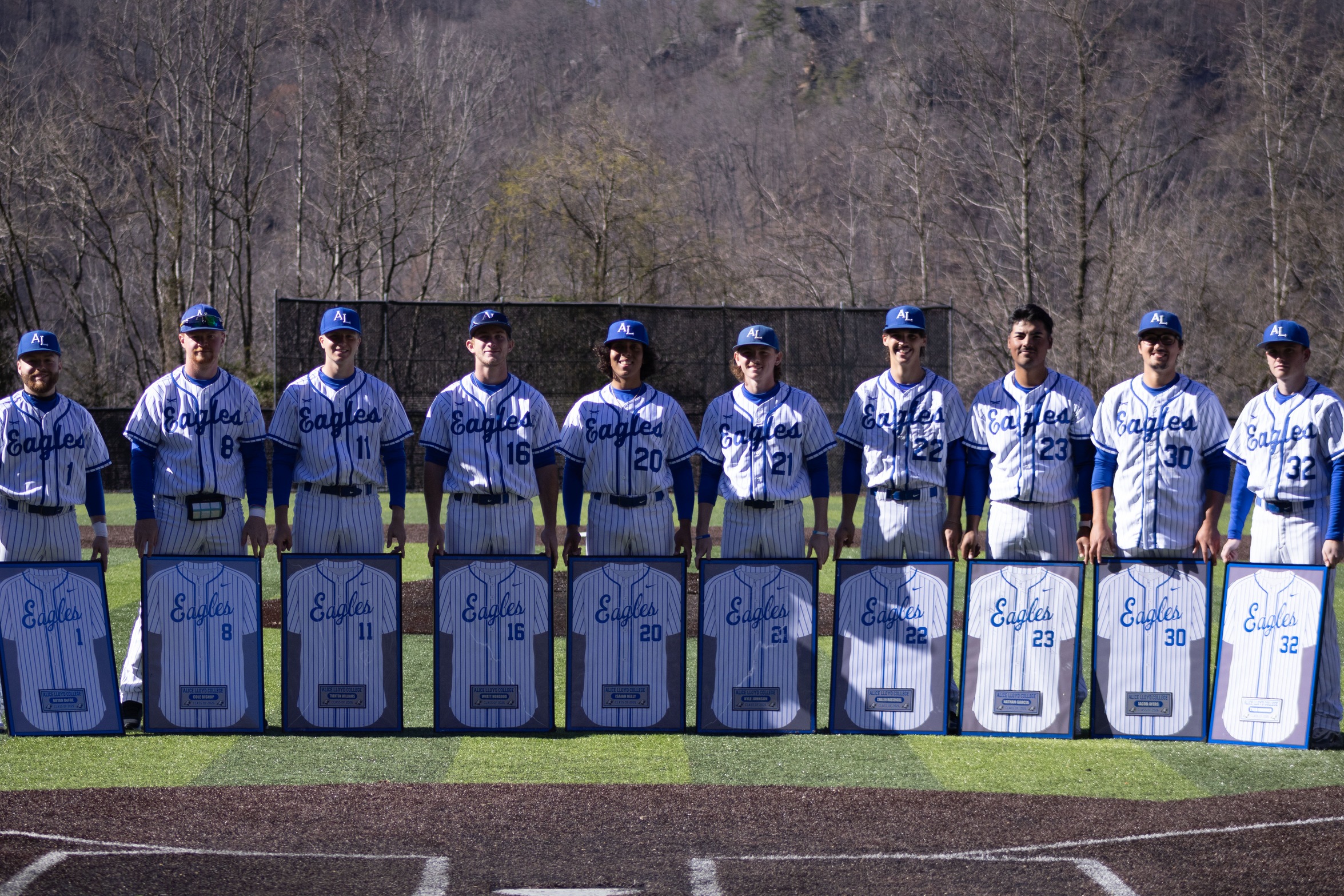 ALC Eagles Baseball honor seniors; take 3 of 4 against Toccoa Falls